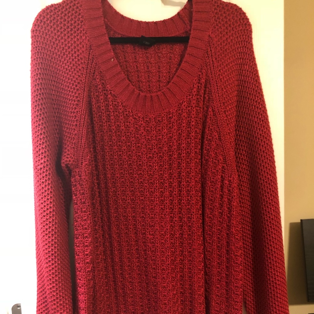 Red Calvin Klein sweater